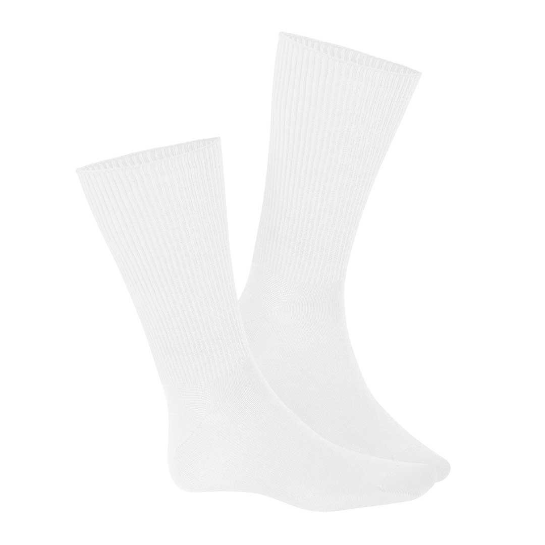 HUDSON Herren RELAX SOFT -  39/42 - Druckfreie Herren Socken ohne Gummifäden - White (Weiß)