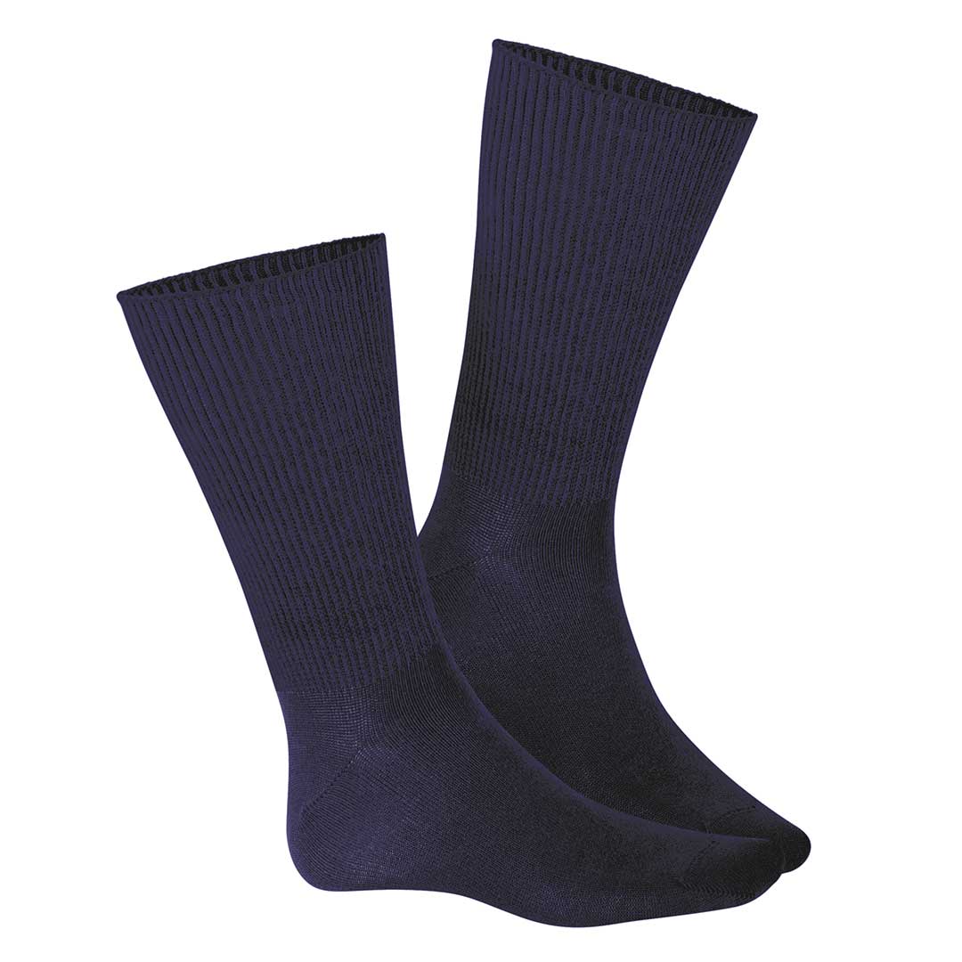HUDSON Herren RELAX SOFT -  47/50 - Druckfreie Herren Socken ohne Gummifäden - Marine (Blau)
