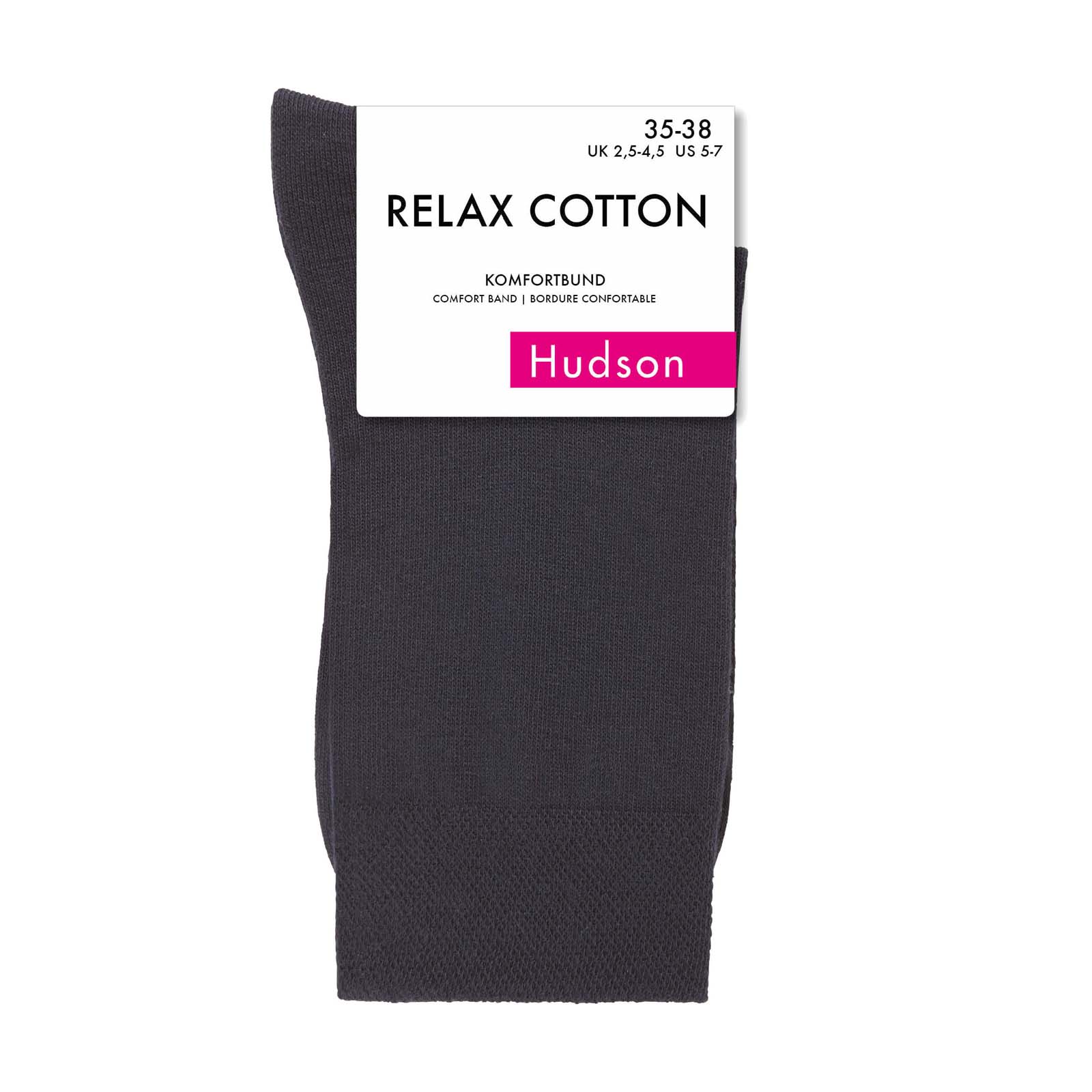 HUDSON Socken relax cotton Business Herren Herrensocken 3Paar 97% Baumwolle 