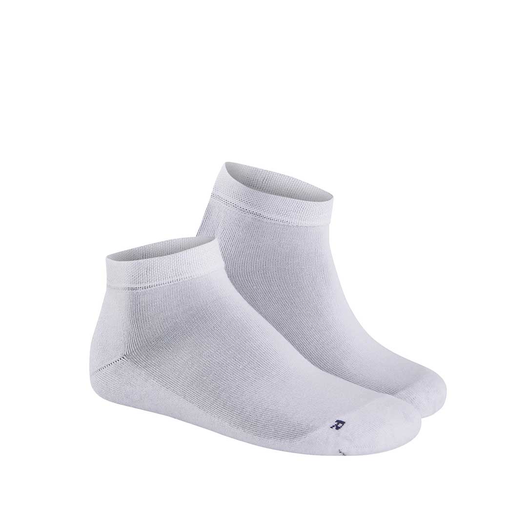 HUDSON Herren AIR PLUSH -  39/42 - Herren Sneaker Socken mit anatomisch geformter Plüschsohle - White (Weiß)