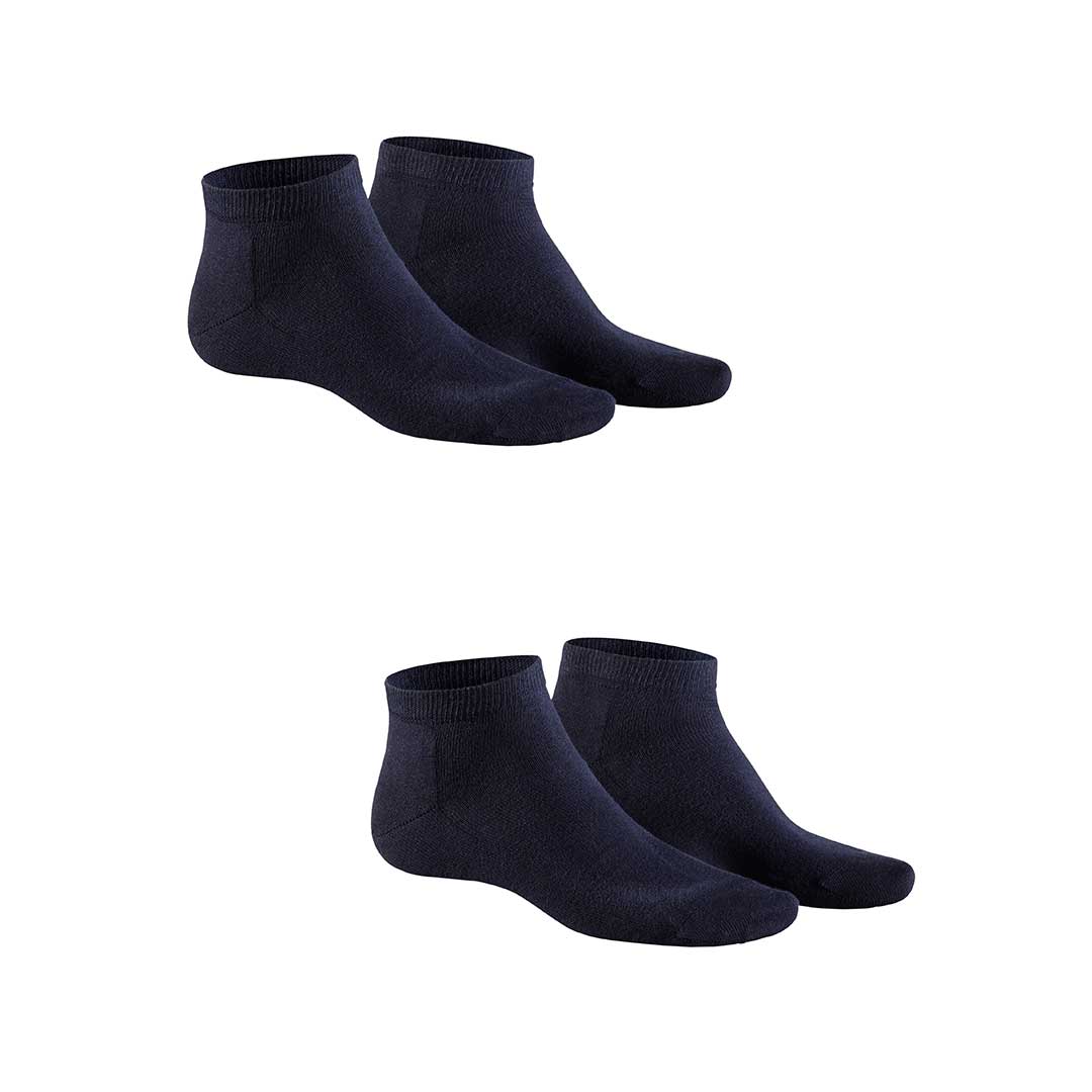 HUDSON Herren ONLY 2-PACK -  39/42 - Herren Sneaker Socken aus qualitativer Baumwolle im Doppelpack - Marine (Blau)
