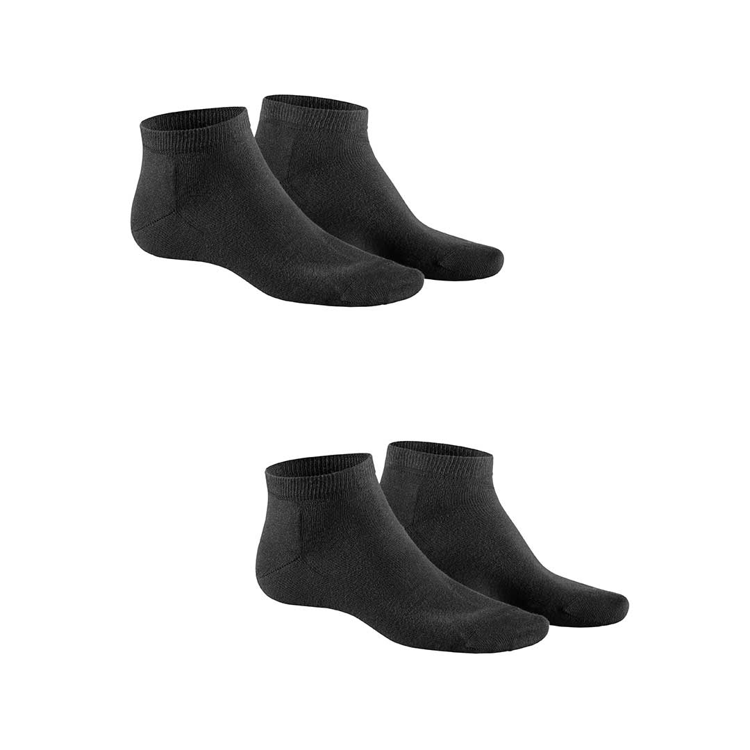 HUDSON Herren ONLY 2-PACK -  39/42 - Herren Sneaker Socken aus qualitativer Baumwolle im Doppelpack - Grau-mel. (Grau)