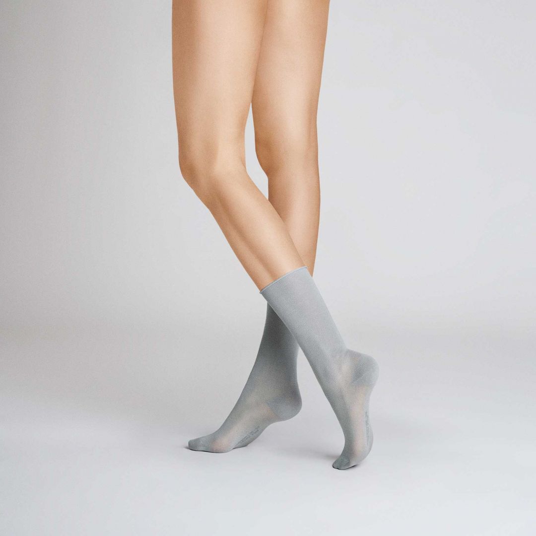 RELAX FINE   Socken mit hohem Baumwoll-Anteil und Rollrand - HUDSON