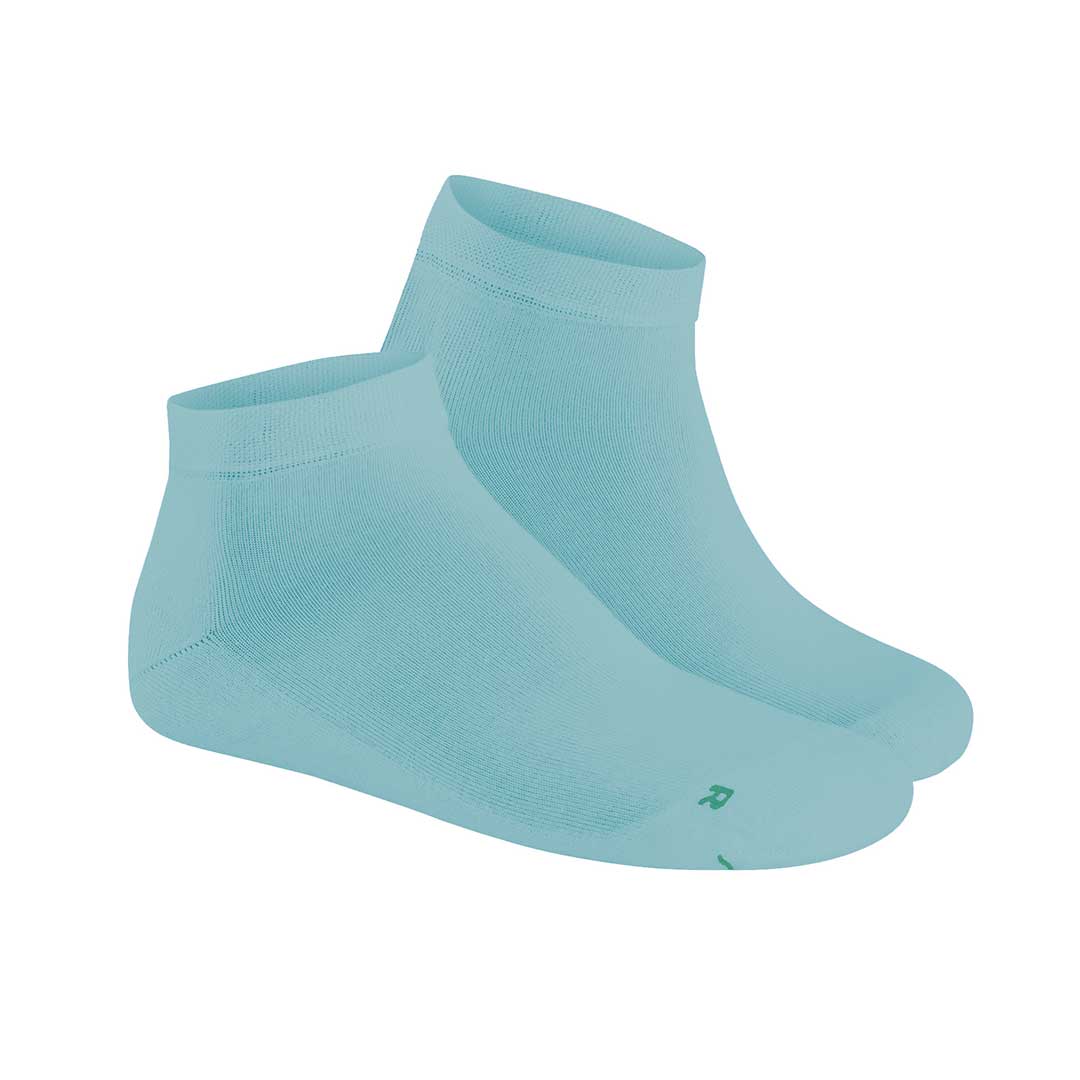 HUDSON Herren AIR PLUSH -  39/42 - Herren Sneaker Socken mit anatomisch geformter Plüschsohle - Breeze (Blau)