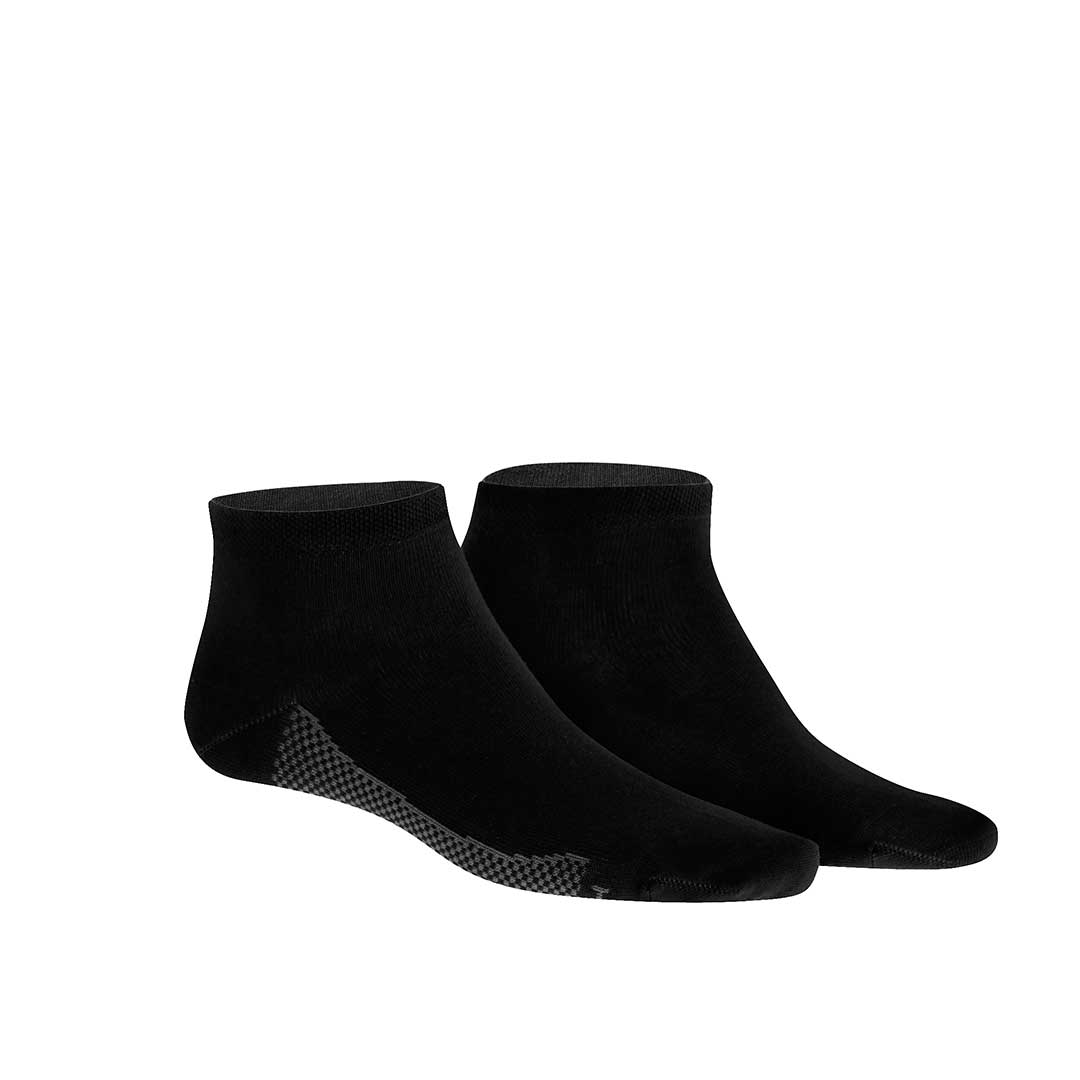 HUDSON Herren DRY COTTON -  39/42 - Feuchtigkeitsregulierende Herren Sneaker Socken - Black (Schwarz)