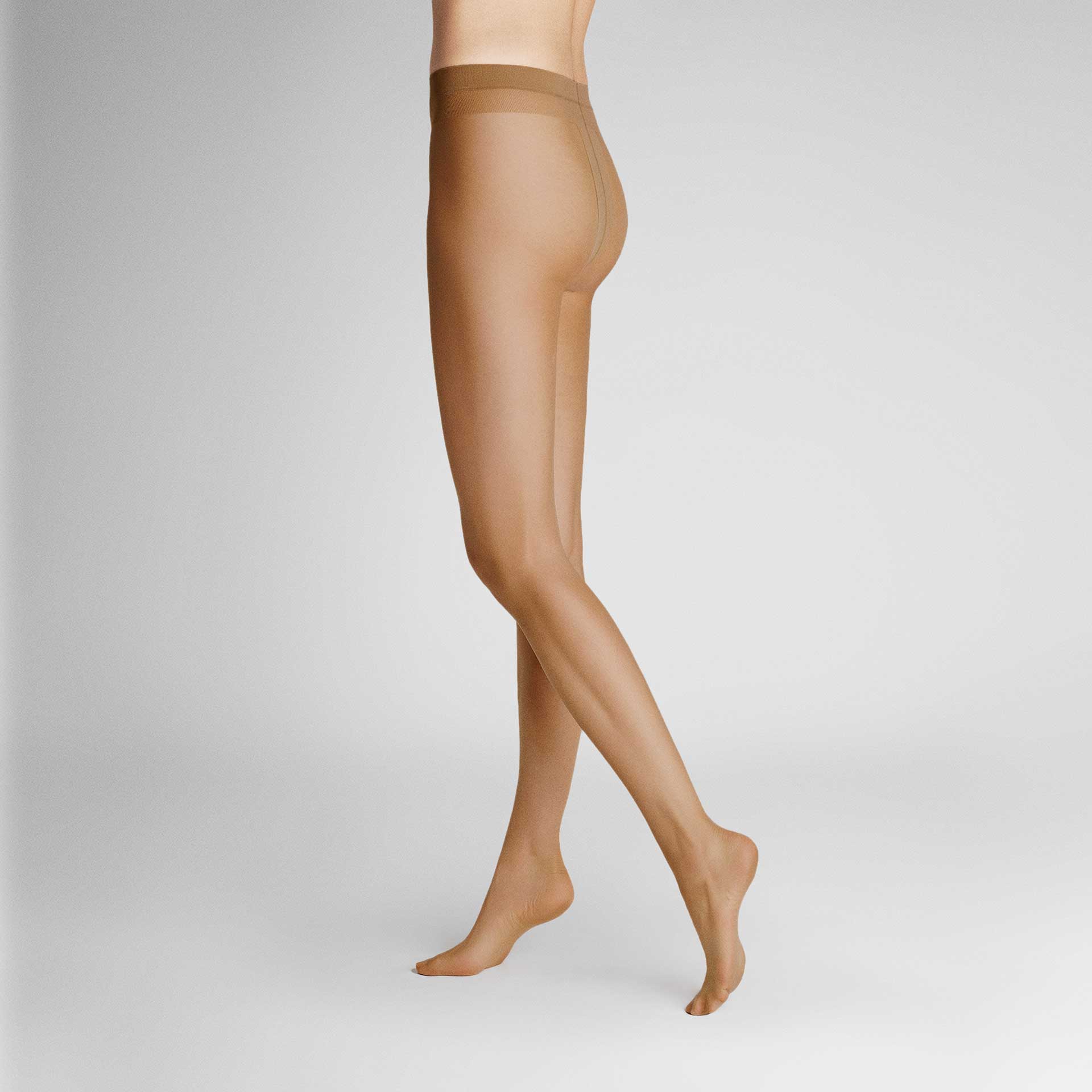 HUDSON Damen LIGHT 8 -  36/38 - Strumpfhose im perfekten Nude-Look - Brasil (Dunkel Beige)