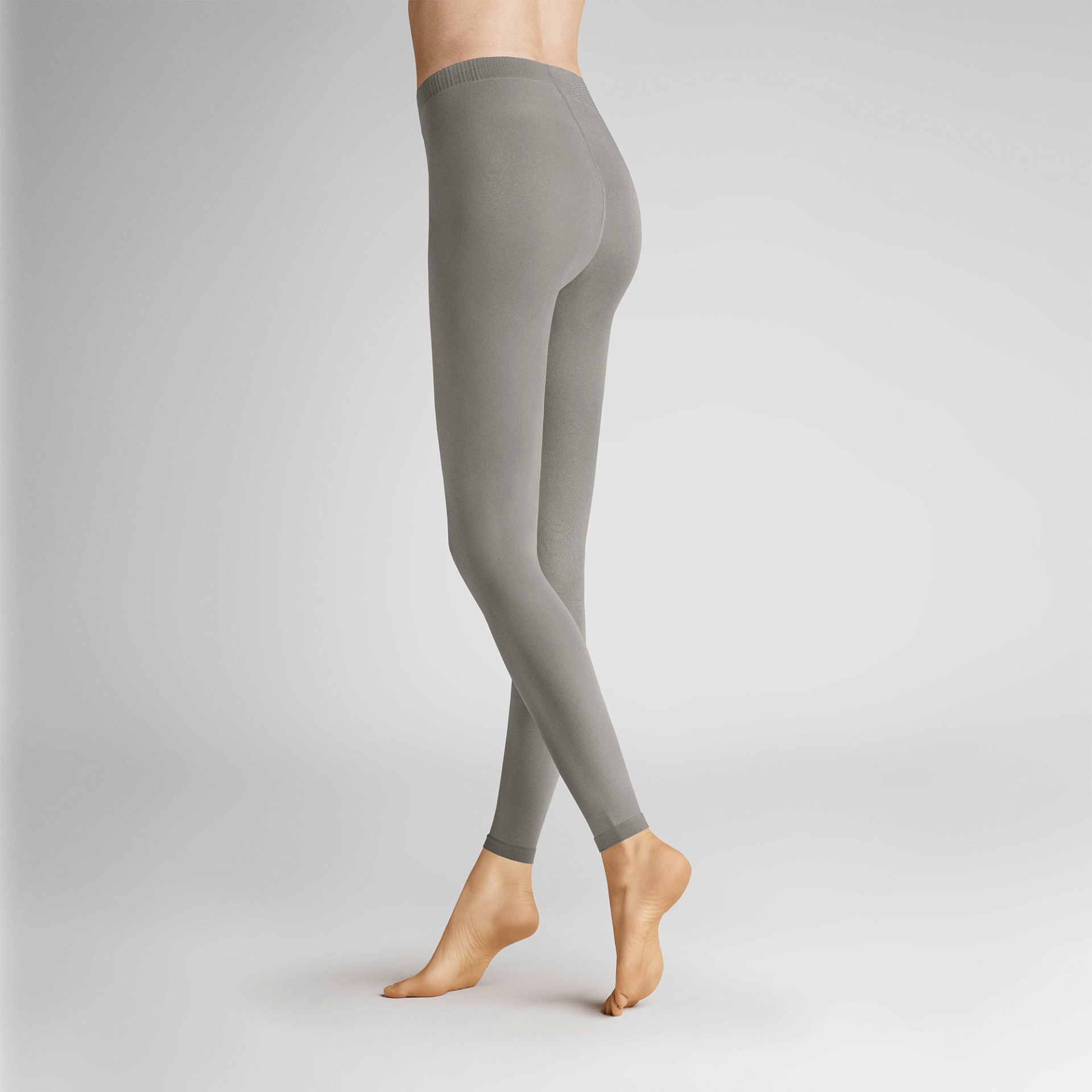 HUDSON Damen MICRO 50 -  44/46 - Semi-blickdichte Leggings mit ebenmäßiger Optik - Slate gray 0106 (Grau)