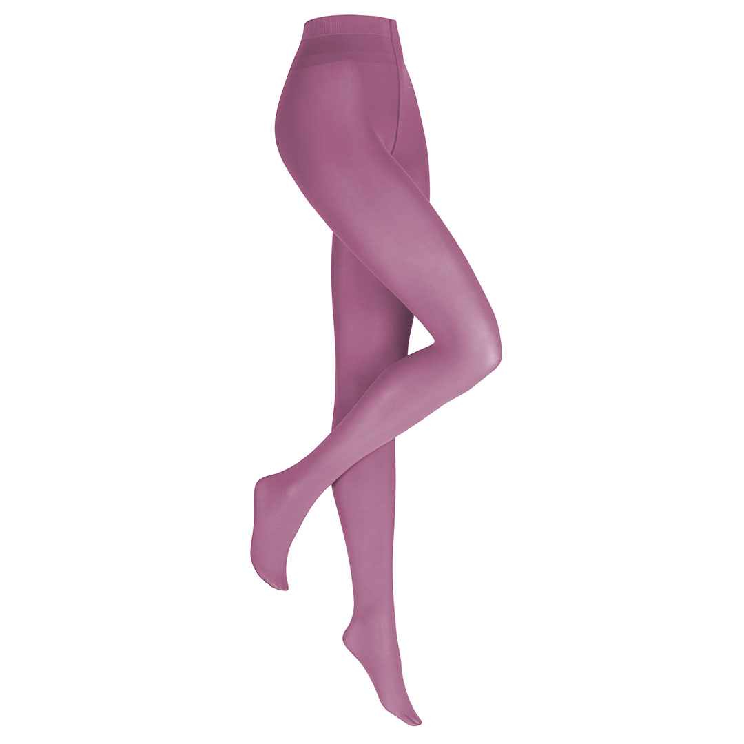 HUDSON Damen MICRO 50 -  38/40 - Strumpfhose mit ebenmäßiger Optik - Dusky-pink (Pink/Violett)