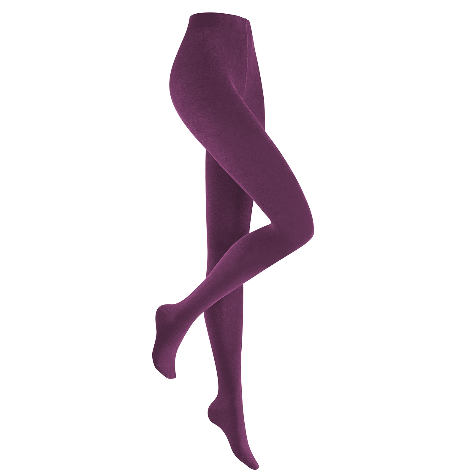 HUDSON Damen RELAX FINE  -  38/40 - Blickdichte Strumpfhose / Strickstrumpfhose mit hohem Baumwollanteil - Sweet lilac (Pink/Violett)