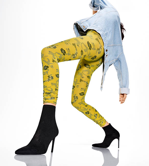 Hudson Neuheiten für's Frühjahr, gelbe Fashion Leggings mit Blumen
